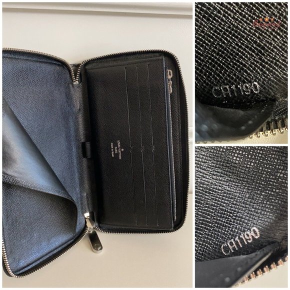 Authentic Louis Vuitton Damier Graphite Canvas Zippy Organizer Large Wallet - Picture 12 of 12